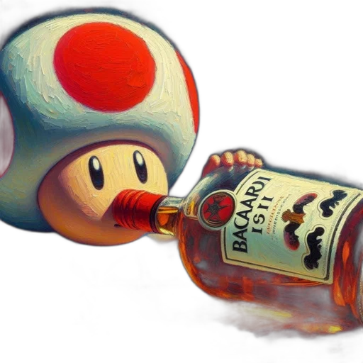 bottle, weapon, hat, food, concept art, 3d render, watercolor, pixel art transparent PNG cut-out