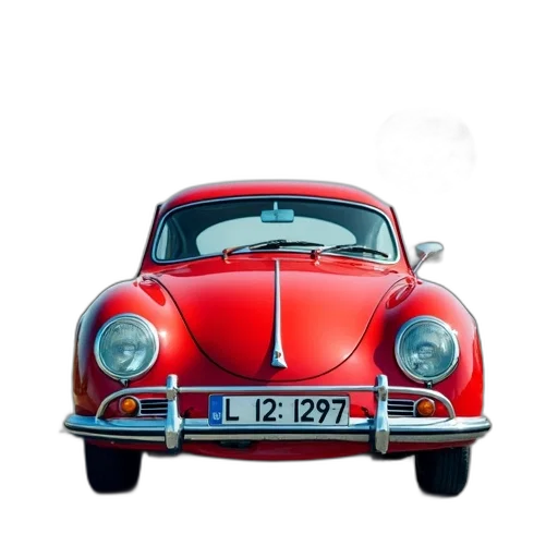 car, photorealistic, 3d render, concept art, red, first, image, shows transparent PNG cut-out