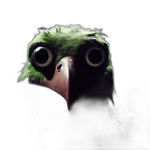 animal, face, mask, creature, photorealistic, 3d render, concept art, fantasy art transparent PNG cut-out