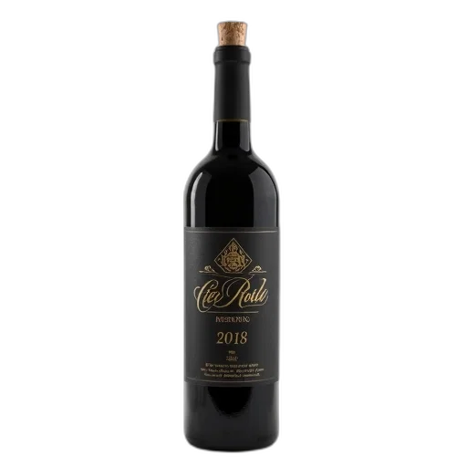 bottle, xc3, xb4te, xb4tie, wine, dark, label, featuring transparent PNG cut-out