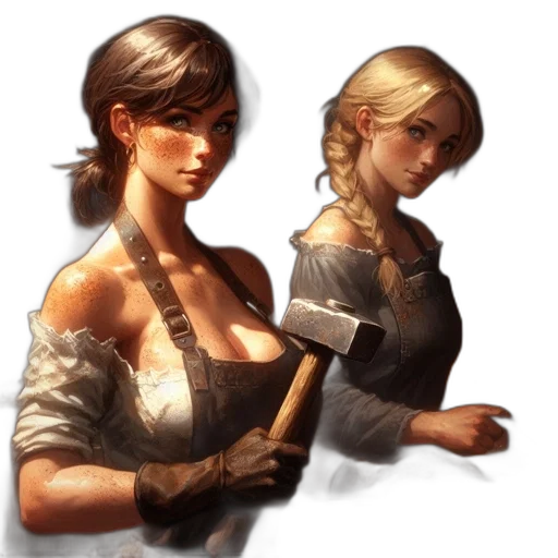 staff, weapon, sword, concept art, fantasy art, pixel art, comic book art, earth tones transparent PNG cut-out