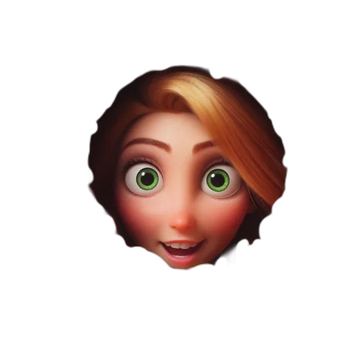 face, crown, jewelry, staff, 3d render, cartoon, photorealistic, concept art transparent PNG cut-out