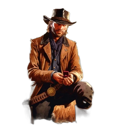 jacket, hat, staff, animal, concept art, photorealistic, comic book art, pixel art transparent PNG cut-out