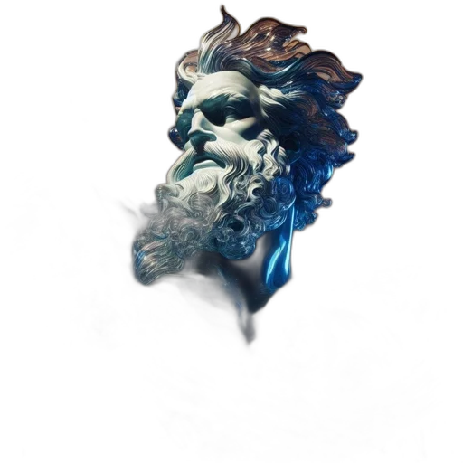 mask, face, hair, dragon, fantasy art, concept art, 3d render, photorealistic transparent PNG cut-out