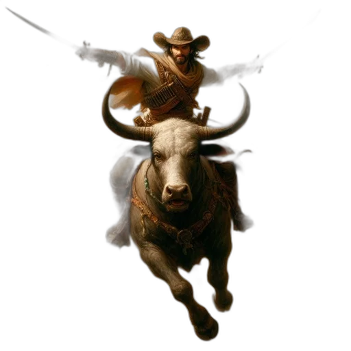 animal, staff, weapon, hat, concept art, fantasy art, photorealistic, 3d render transparent PNG cut-out