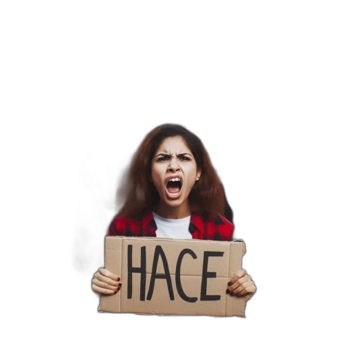face, mask, hair, urban, street, serves, backdrop, protest transparent PNG cut-out
