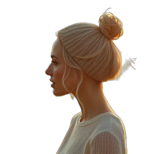 hair, hat, crown, face transparent PNG cut-out