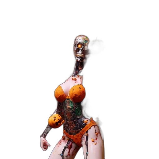robot, dress, jewelry, bottle, concept art, 3d render, pixel art, photorealistic transparent PNG cut-out