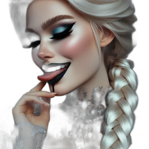 face, mask, crown, fantasy art, photorealistic, cartoon, concept art, fire transparent PNG cut-out