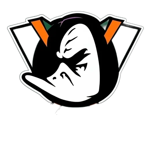 staff, cartoon, concept art, anaheim, ducks, logo transparent PNG cut-out