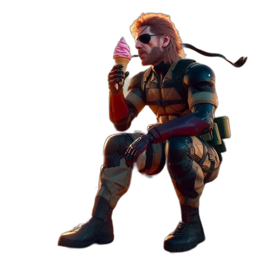 creature, food, animal, weapon, concept art, 3d render, pixel art, vaporwave transparent PNG cut-out