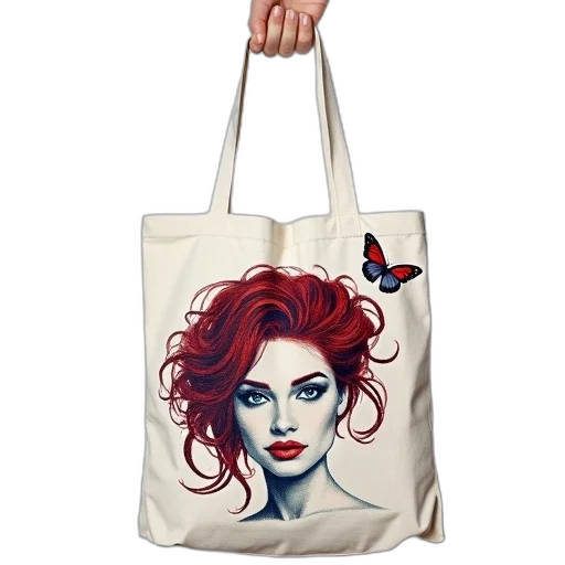 photorealistic, fantasy art, cartoon, pixel art, white, canvas, tote, bag transparent PNG cut-out