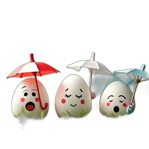 mask, 3d render, concept art, photorealistic, three, decorated, easter, eggs transparent PNG cut-out