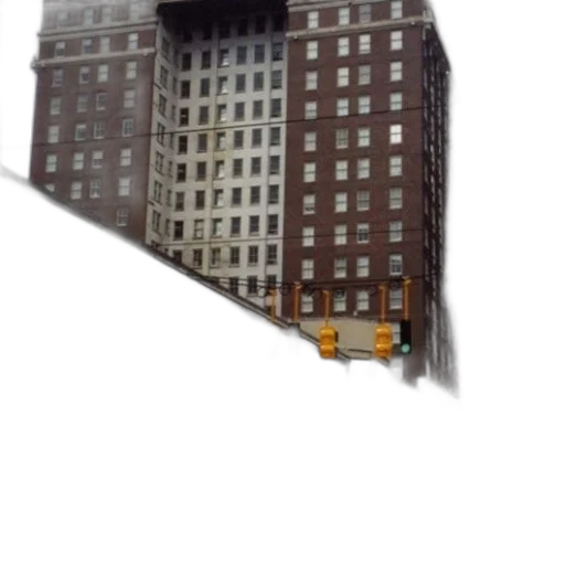 building, umbrella, robot, face, 3d render, photorealistic, concept art, pixel art transparent PNG cut-out