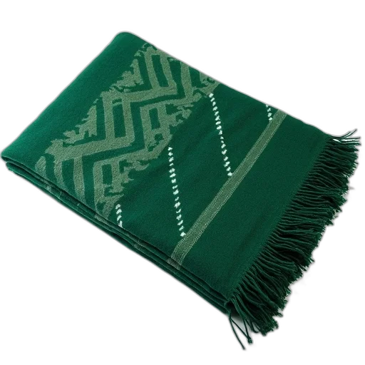 jewelry, hat, green, blanket, pattern, diamond, shapes, fringe transparent PNG cut-out