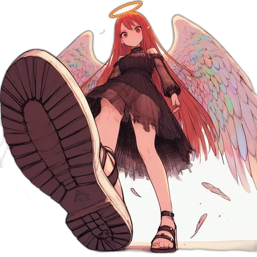 dragon, weapon, dress, sword, concept art, anime, fantasy art, pixel art transparent PNG cut-out