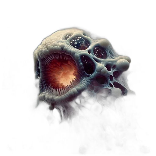 creature, mask, face, animal, concept art, fantasy art, photorealistic, 3d render transparent PNG cut-out