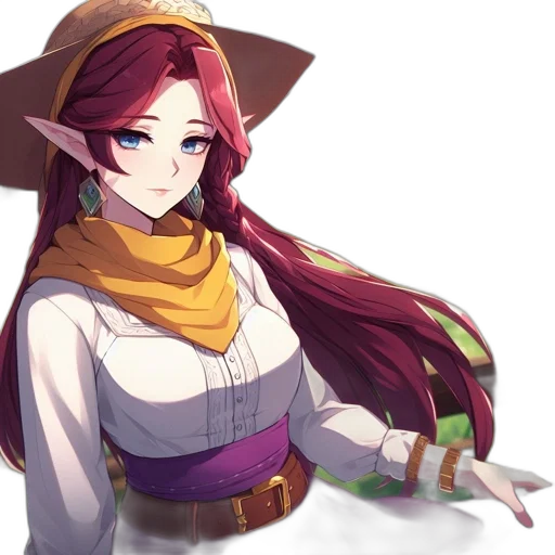 staff, hat, dragon, sword, fantasy art, pixel art, concept art, anime transparent PNG cut-out