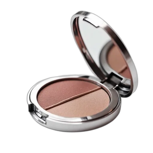 jewelry, earth tones, compact, makeup, palette, two, shades, eyeshadow transparent PNG cut-out
