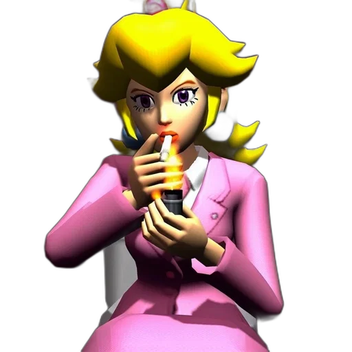 staff, weapon, dress, face, 3d render, vaporwave, concept art, pixel art transparent PNG cut-out