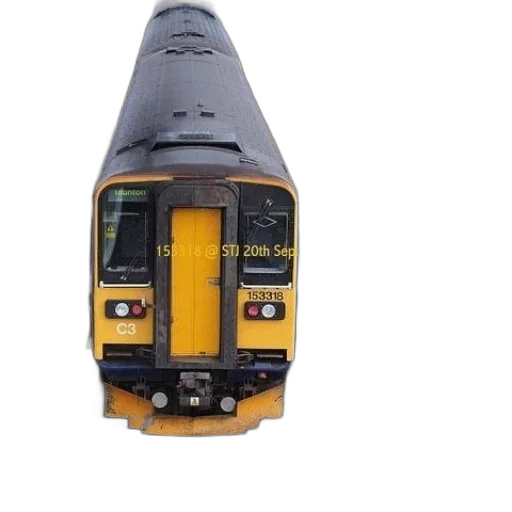 robot, train, number, 153318, tracks transparent PNG cut-out