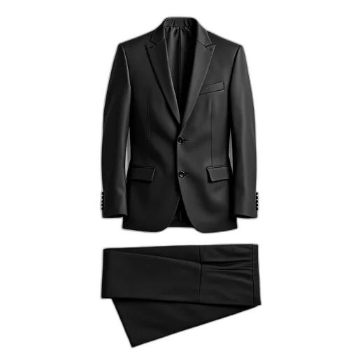 jacket, dress, dark, monochrome, black, modern, business, suit transparent PNG cut-out