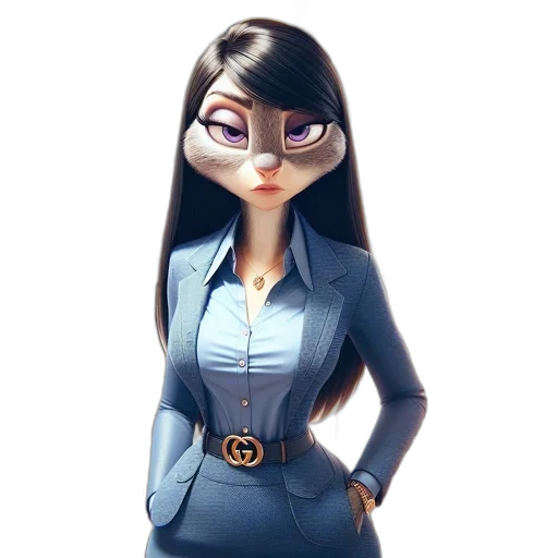 staff, dress, robot, mask, 3d render, cartoon, concept art, anime transparent PNG cut-out