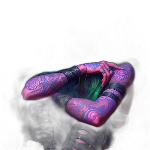 dragon, weapon, mask, creature, concept art, fantasy art, cyberpunk, watercolor transparent PNG cut-out