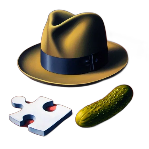 hat, food, weapon, jewelry, concept art, 3d render, photorealistic, pixel art transparent PNG cut-out