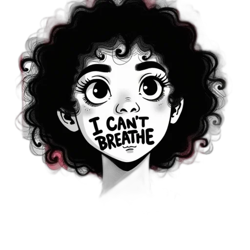 mask, face, creature, hair, cartoon, comic book art, anime, concept art transparent PNG cut-out