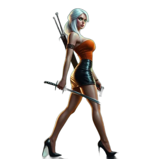 staff, weapon, dress, concept art, 3d render, fantasy art, pixel art, night transparent PNG cut-out