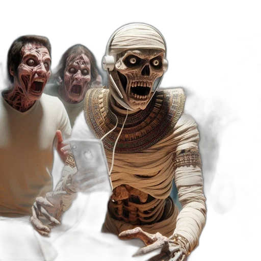 mask, robot, creature, concept art, comic book art, 3d render, photorealistic, comical transparent PNG cut-out