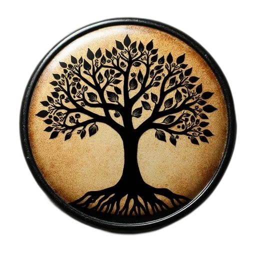 tree, jewelry, fantasy art, earth tones transparent PNG cut-out