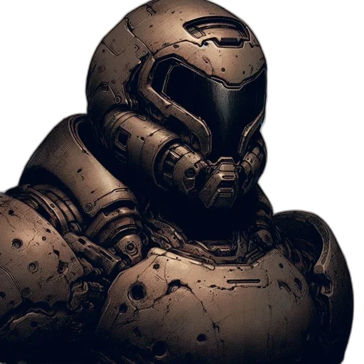 robot, mask, face, creature, concept art, 3d render, comic book art, photorealistic transparent PNG cut-out