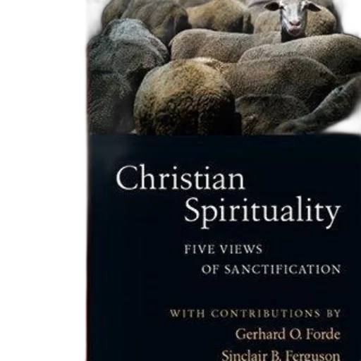 christian, spirituality, five, views, sanctification, book, cover, featuring transparent PNG cut-out