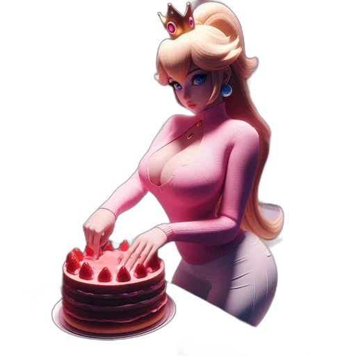crown, staff, dress, hat, concept art, 3d render, pixel art, fantasy art transparent PNG cut-out