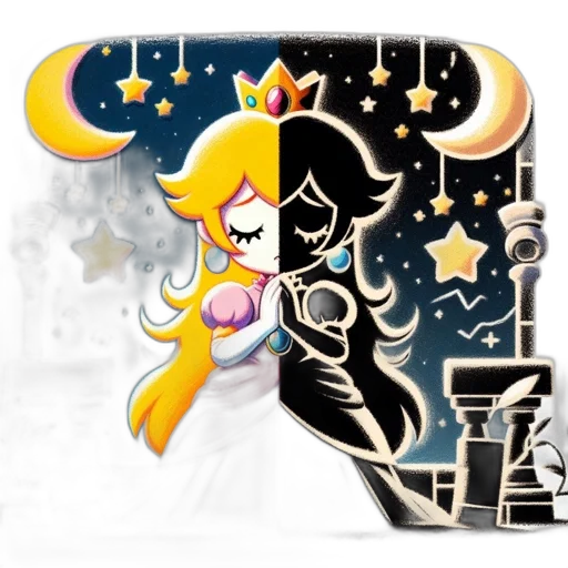 pixel art, anime, fantasy art, concept art, outer space, fire, golden, monochrome transparent PNG cut-out