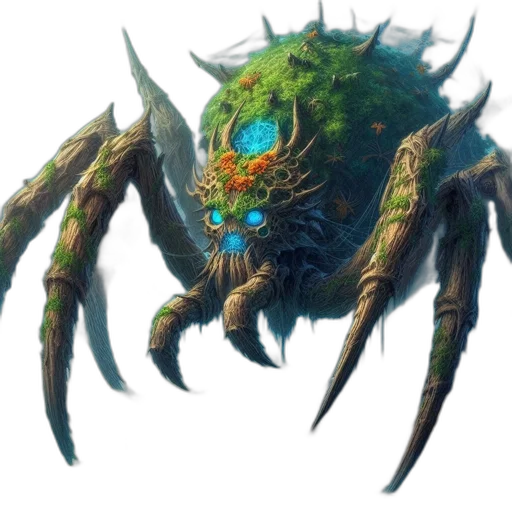 creature, dragon, mask, weapon, concept art, fantasy art, 3d render, green transparent PNG cut-out