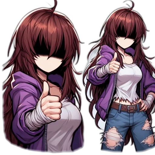 jacket, mask, weapon, face, anime, pixel art, concept art, cyberpunk transparent PNG cut-out