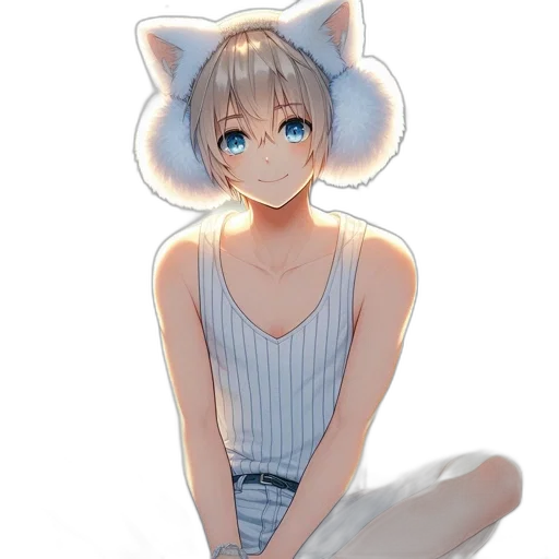 dress, hat, staff, creature, anime, watercolor, concept art, pixel art transparent PNG cut-out