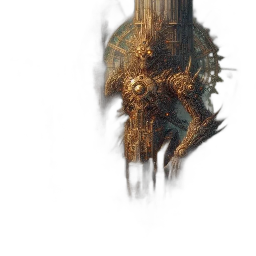 dragon, sword, mask, weapon, concept art, fantasy art, 3d render, photorealistic transparent PNG cut-out