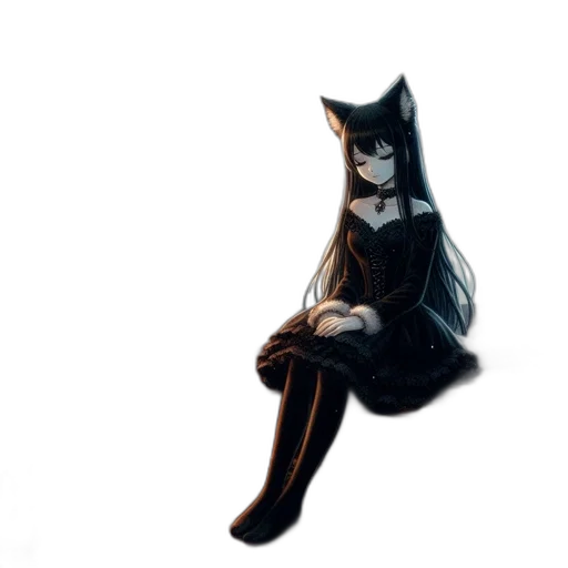 dress, animal, creature, staff, concept art, photorealistic, pixel art, watercolor transparent PNG cut-out