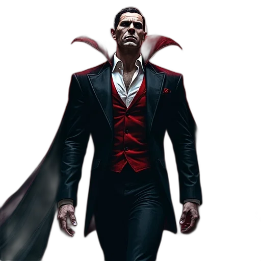 jacket, concept art, comic book art, fantasy art transparent PNG cut-out