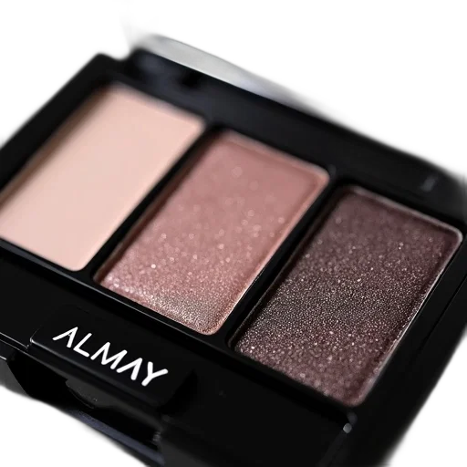 dark, close-up, image, makeup, palette, three, shades, eyeshadow transparent PNG cut-out