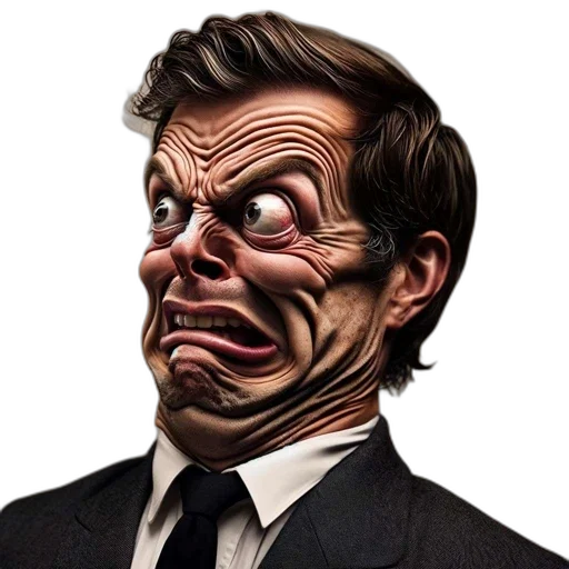 face, mask, creature, staff, photorealistic, concept art, cartoon, comic book art transparent PNG cut-out