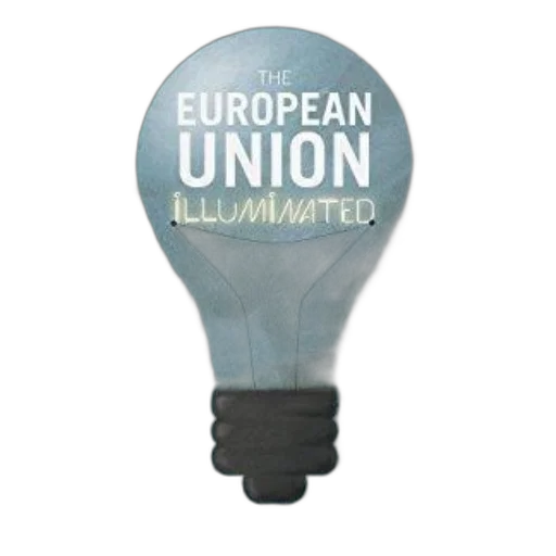 european, union, illuminated, written, white, text, blue, background transparent PNG cut-out
