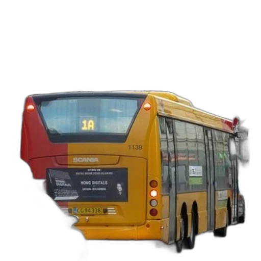 staff, 3d render, photorealistic, concept art, pixel art, yellow, red, bus transparent PNG cut-out