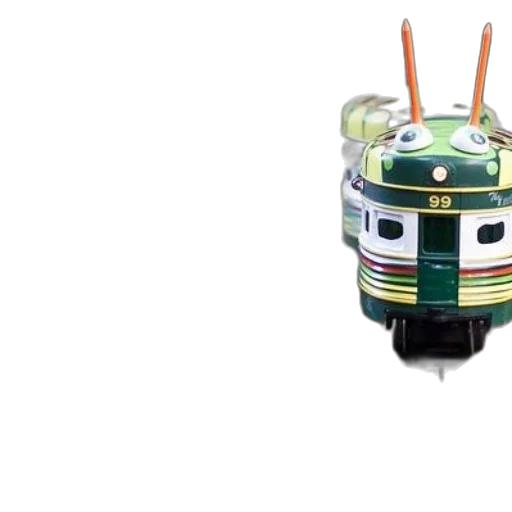 robot, 3d render, outer space, whimsical, scene, featuring, toy, trains transparent PNG cut-out