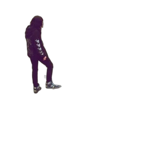 jacket, shoes, creature, robot, pixel art, 3d render, concept art, vaporwave transparent PNG cut-out
