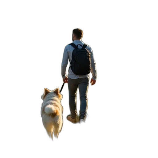 animal, jacket, creature, staff, 3d render, photorealistic, pixel art, concept art transparent PNG cut-out